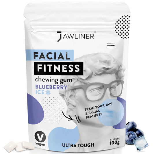 Jawliner® Pioneers the Toughest Handmade Extreme Ultra15x Harder Jawline Gum with 12 Weeks Coaching - Sugar-Free Mastic Gum with No Artificial Flavors - Hard Chewing Jaw gum for Jaw Shaping & Mewing (2 Months Pack)