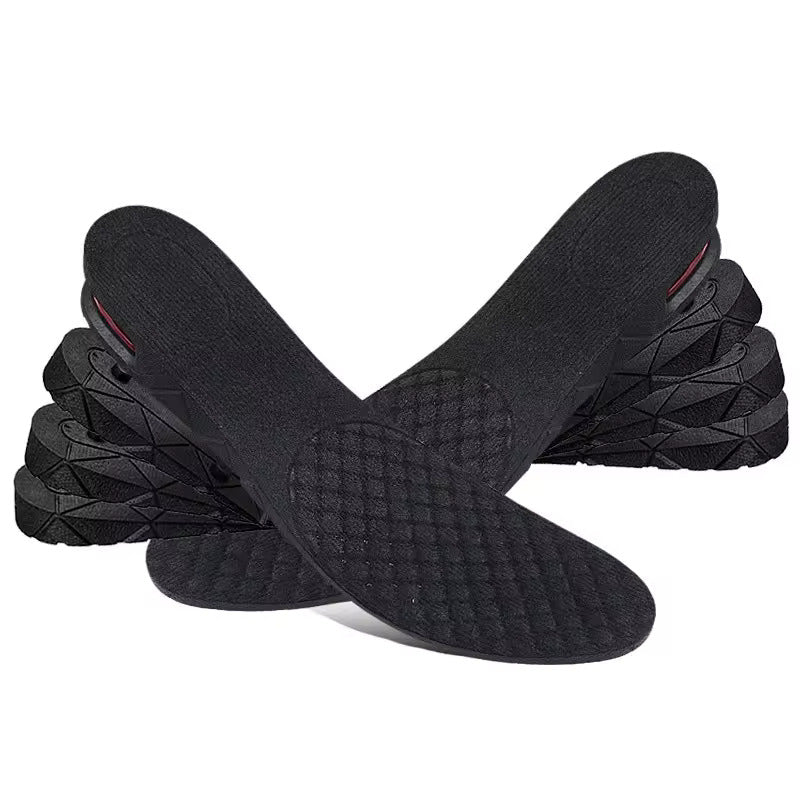 Insoles For Shoes Height Increase Insole Cushion 3-9cm Height Lift Adjustable Cut Shoe Heel Insert Taller Women Men Unisex