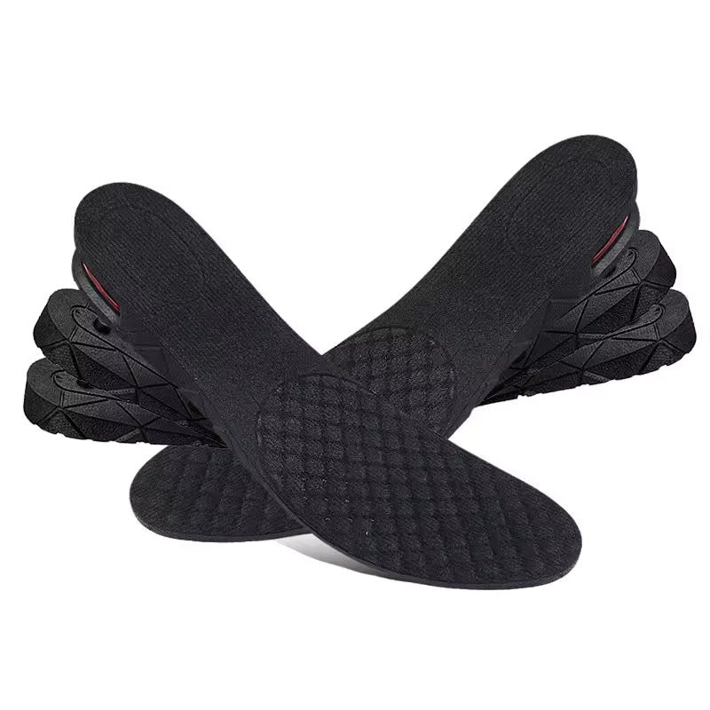 Insoles For Shoes Height Increase Insole Cushion 3-9cm Height Lift Adjustable Cut Shoe Heel Insert Taller Women Men Unisex