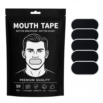 100 Anti-snoring mouth stickers, sleep tape, closure stickers, for closing the mouth, transparent mouth stickers to prevent mouth breathing